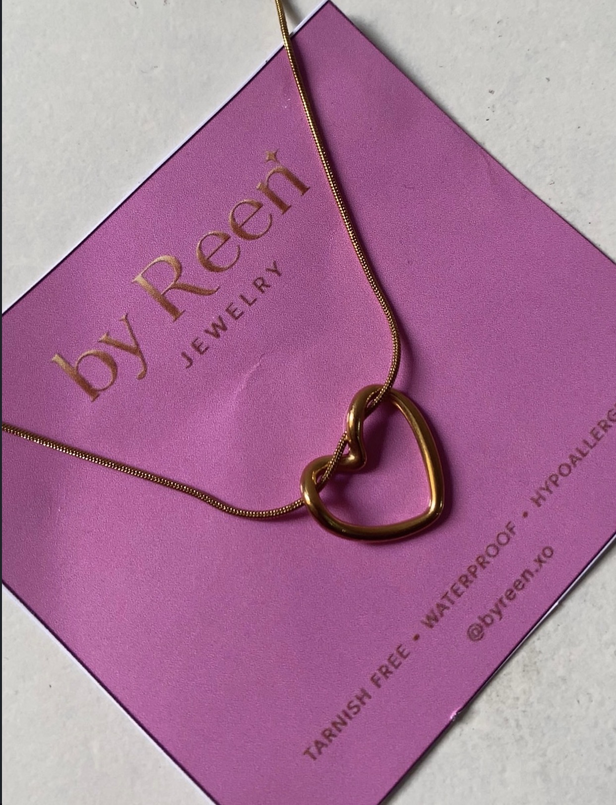 Forever yours pendant