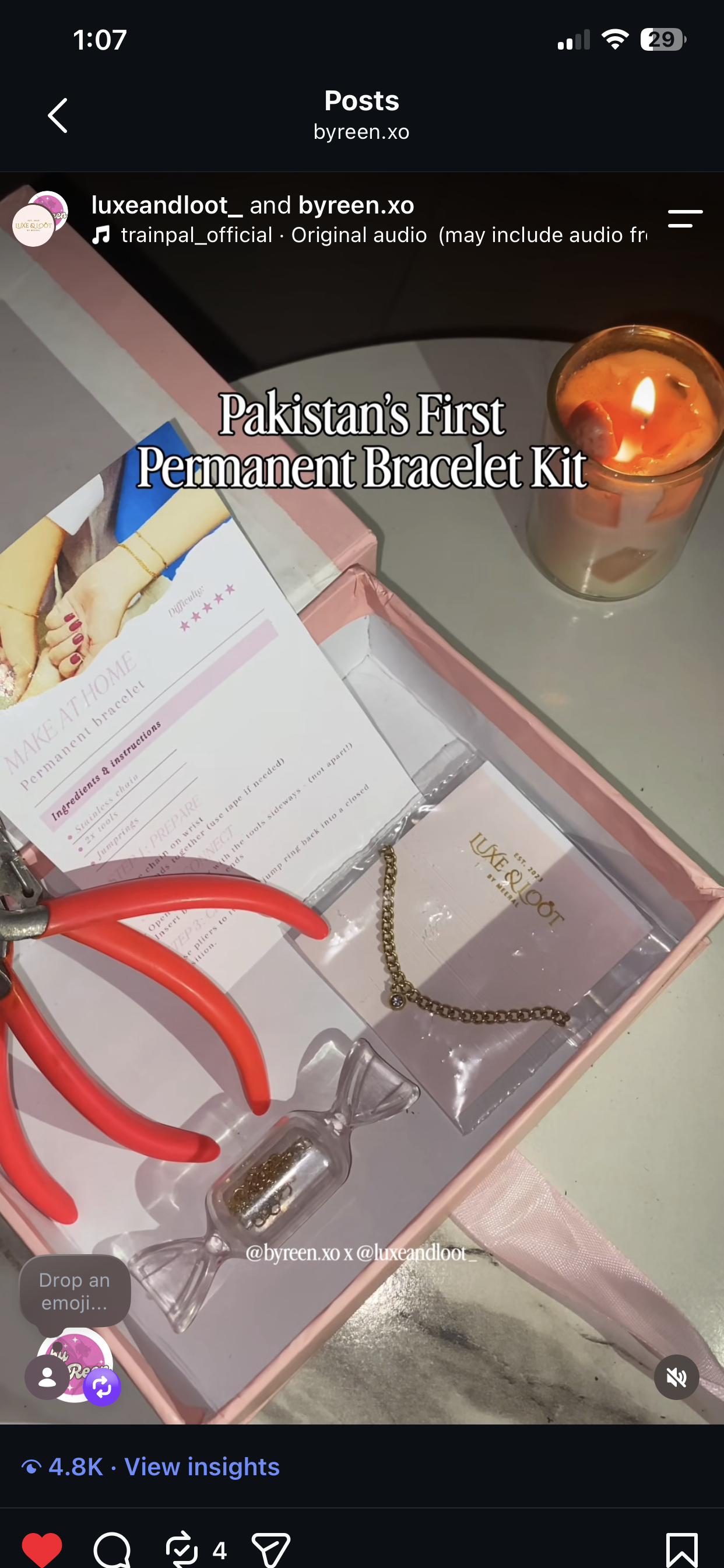 INFINITY KIT- permanent bracelet kit 2